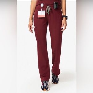 Figs Kade Scrub Pants, Burgundy